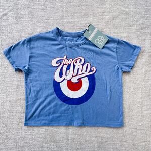 NWT Chaser "The Who" Cropped Graphic Tee 6